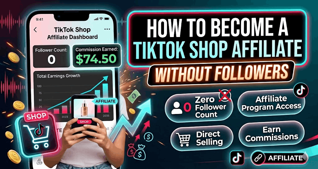 How to Become a TikTok Shop Affiliate Without Followers