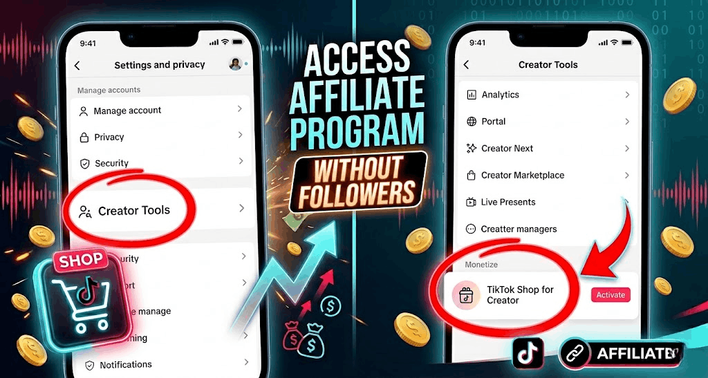 How to switch to TikTok Shop affiliate account settings step by step