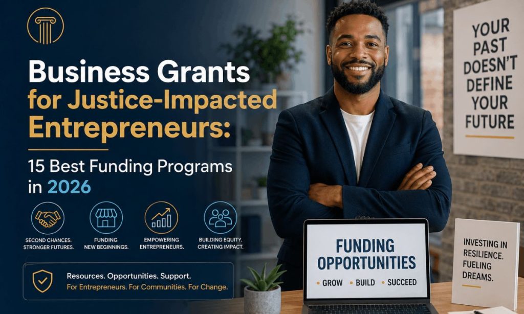 Business Grants for Justice-Impacted Entrepreneurs 15 Best Funding Programs in 2026
