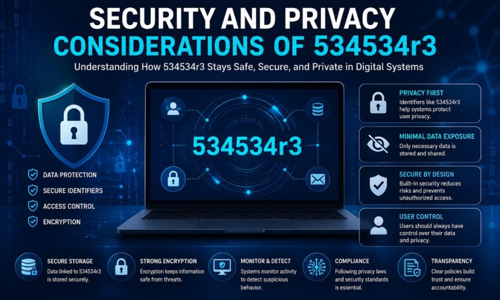 534534r3 security and privacy infographic showing secure identifiers and data protection